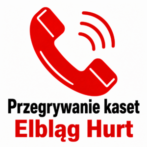 Przegrywanie kaset hurt ul. Robotnicza 173, 82-300 Elbląg GPS: 54.1784, 19.4097