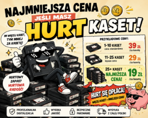 Przegrywanie Hurtowe kaset