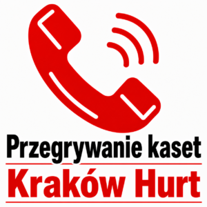 Przegrywanie kaset hurt ul. Wrocławska 66, 30-017 Kraków GPS: 50.0782, 19.9246