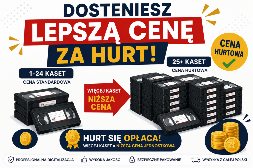 Przegrywanie kaset HURT W Polsce
