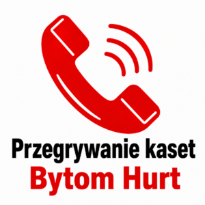 Przegrywanie kaset hurt ul. Cicha 10B, 41-910 Bytom GPS: 50.33872, 18.92566