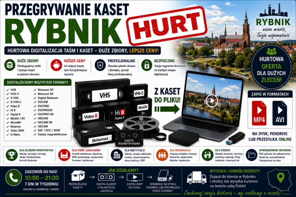 Przegrywanie Kaset Rybnik HURT