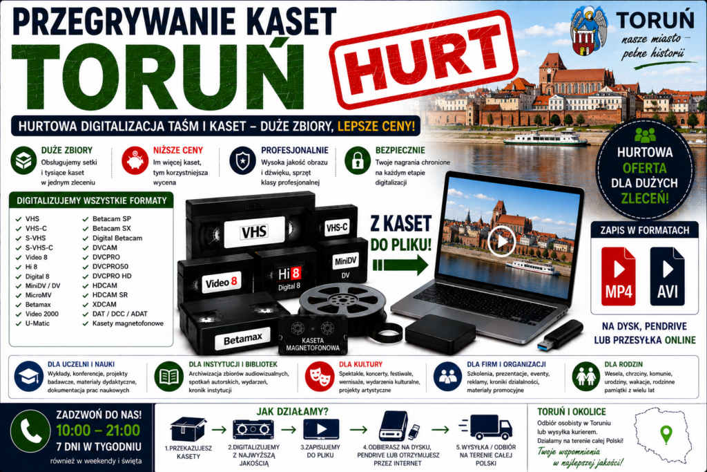 Przegrywanie Kaset Toruń HURT