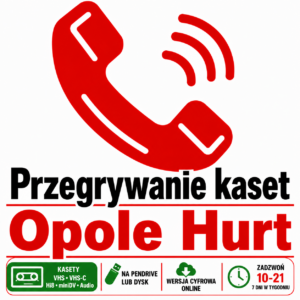 Przegrywanie kaset hurt ul. Koszyka 21, 45-720 Opole GPS: 50.6719, 17.9068