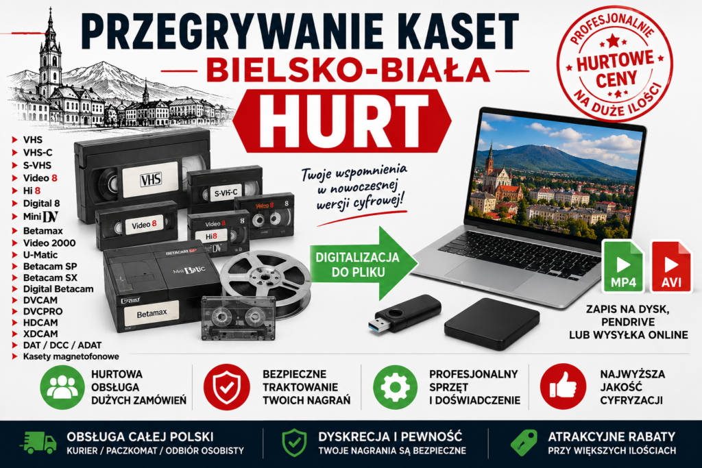 Przegrywanie Kaset Bielsko-Biała HURT