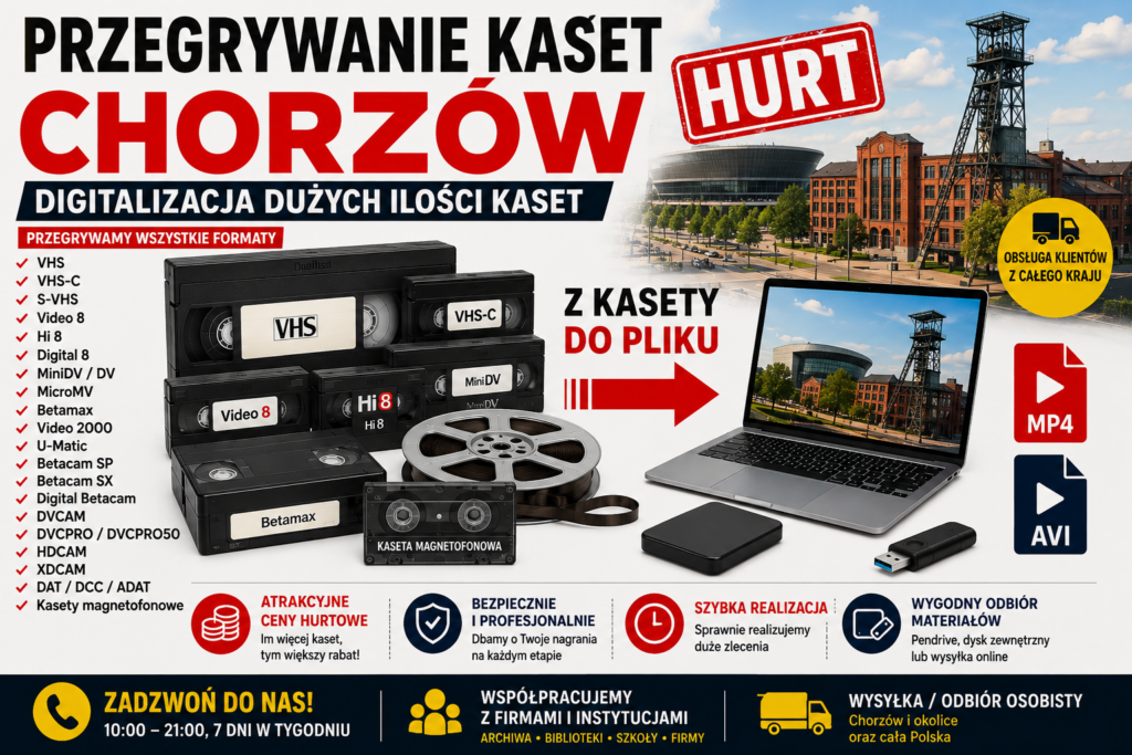 Przegrywanie Kaset Chorzów HURT