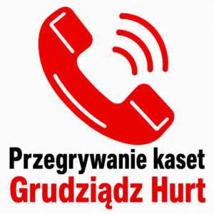 Przegrywanie kaset hurt ul. Kalinkowa 82, 86-300 Grudziądz GPS: 53.4727, 18.7648